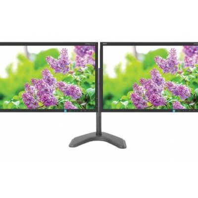 NEC AccuSync AS224WMi 22″ LCD Dual Monitor Setup – Grade A